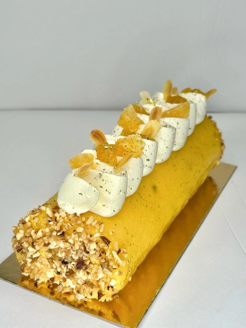 Bûche roulée aux agrumes